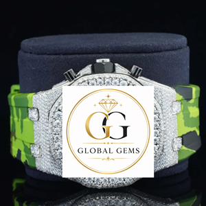 Most Selling White Iced Out Diamond Watch with Full CZ Stones for Business or Formal Events Available at Factory Price - Product Image 2