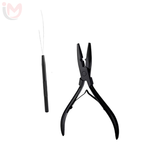 Extensiones de Cabello con Micro Anillas, Herramienta Profesional para Salón de Belleza, Anillas Nano de Acero Inoxidable, Fuerte Sujeción, Alicates para Uso Doméstico - Product Image 1