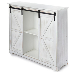 Meuble de cuisine en bois bleu Coffee Home Furniture avec 2 étagères - Product Image 4