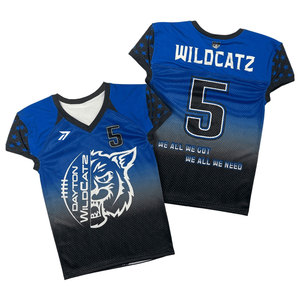Camiseta de Fútbol Americano Estilo Retro para Hombre, Tejido Transpirable de Malla, Diseño Vintage, Número Personalizado, MOQ Bajo, Exportador OEM al por Mayor B2B - Product Image 5
