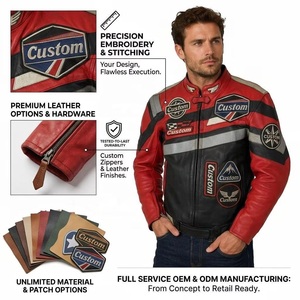 Chaqueta Bomber de Invierno Personalizada para Hombre, de Cuero Genuino Amarillo, Impermeable, con Estampado en Relieve, Cierre de Cremallera, Cuello Alto y Diseños con Parches - Product Image 5
