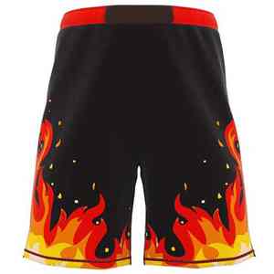 Shorts de course écologiques en polyester tricoté à taille haute, personnalisés, de haute qualité, imprimés par sublimation, 100 % polyester - Product Image 1