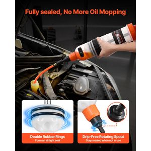 Estrattore di Fluidi Manuale 1500CC con Tubo di Prolunga per Facile Cambio Olio, Attrezzo per Riparazione Auto - Product Image 2