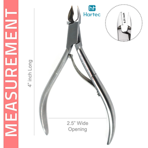 Juego Profesional de Cortaúñas y Empujador de Cutículas de Acero Inoxidable, 5 Piezas, Kit de Manicura Duradero para Salón y Uso Doméstico - Product Image 3