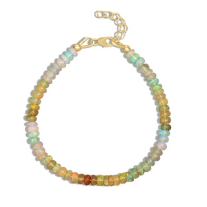 Shaded Gemstone <b>Beads</b> Plain <b>Bracelet</b> Plain Shaded Gemstone <b>Bead</b> <b>Bracelet</b> for Women Elegant Shaded Gemstone <b>Beads</b> <b>Bracelet</b> - Product Image 2