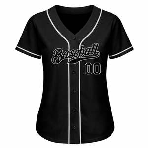 Camiseta de Béisbol Estilo Americano para Hombre y Mujer |   Logotipo Personalizado Nombre del Equipo |   Uniforme Deportivo Profesional - Product Image 3