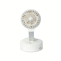 Ventilador Pequeño Portátil, Ventilador de Maquillaje, Mini Calefactor Eléctrico, Ventilador de Escritorio Recargable, Mini Ventiladores de Escritorio para Oficina