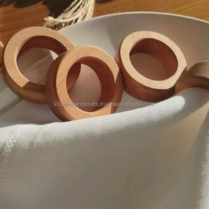 Les ronds de serviette de haute qualité sont parfaits pour les arrangements élégants de dîner, les fêtes de vacances, les repas de famille et la décoration de table de saison. - Product Image 1