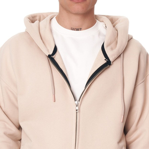 Sudadera con capucha extragrande para hombre, con cierre de cremallera, forro polar suave, ropa exterior cómoda para el invierno - Product Image 2