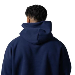 Sweat-shirt à capuche pour homme, bleu marine, en molleton épais, manches longues, décontracté, streetwear, vêtements de sport - Product Image 5