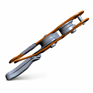 Descensores de Aleación de Aluminio Marca HM con Acabado Anodizado, Resistencia a la Rotura de 25 kN, Certificación CE, para Escalada en Roca, Montañismo y Exploración - Product Image 3