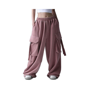 Vente en gros de pantalons de survêtement décontractés pour hommes personnalisables pleine longueur avec cordon de serrage design à la mode lourd nouveauté - Product Image 5