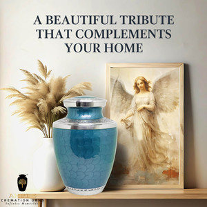 โกศบรรจุอัฐิอลูมิเนียมสีตามสั่งสำหรับผู้ใหญ่ - ความจุ 220 คิวบิกอินช์ เป็นมิตรกับสิ่งแวดล้อม ใช้สำหรับตกแต่งและเก็บรักษาอัฐิ - Product Image 4