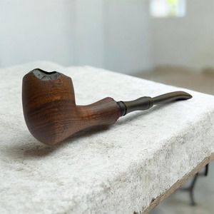 Pipa de Fumar de Madera Premium Hecha a Mano, Pipa de Tabaco de Madera Rústica Decorativa, Artículo de Regalo, Pipa de Fumar de Madera de Lujo - Product Image 3