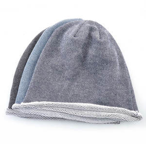 Bonnet unisexe en tricot fin, respirant, imperméable, style vintage, couleur unie, pour l'hiver, la plage, les activités de plein air et les occasions décontractées - Product Image 2