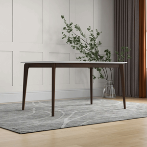 Lindsey Solid Wood <b>Dining</b> <b>Table</b> with White <b>Top</b> Elegant and Durable Furniture - Product Image 3