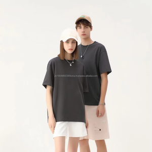 Nhà Máy Trực Tiếp Chất Lượng Cao Rắn Màu 100% Của Nam Giới Và Phụ Nữ Của T-Shirt Có Thể Là Bán Buôn Và Tùy Chỉnh Bọt In Ấn Logo - Product Image 1