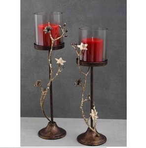 Candelabro Moderno para Decoración de Mesa de Boda, Candelabro Vintage con Acabado Dorado, Candelabro Decorativo - Product Image 3