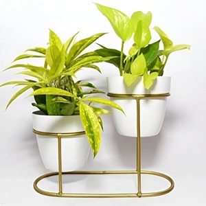 Jardinière murale décorative en fer pour restaurant, café, aménagement mural, amélioration de l'ambiance avec de la verdure - Product Image 1