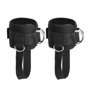 Ankle Straps Cable Machines Double D-<b>Ring</b> Adjustable Neoprene <b>Thick</b> Padded Cuffs Enhance Abs Legs Strength Professional - Product Image 5