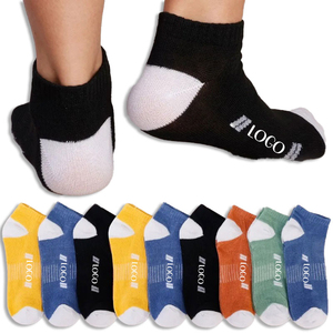 New Arrival 100% Cotton Anti-Bacterial <b>Thick</b> Crew <b>Socks</b> Breathable Quick Dry No Show Casual Men's Knitted Digital Printing - Product Image 4