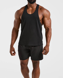 Débardeur respirant et léger de qualité supérieure, style tendance, débardeur sans manches pour homme, col rond, débardeurs en coton pour homme - Product Image 2