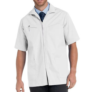 BATA MÉDICA CLÁSICA UNISEX LIGERA Y ACTIVA, HECHA A MEDIDA, ANTIARRUGAS, DE ALTA CALIDAD, CON MANGAS COMPLETAS, UNIFORME DE HOSPITAL - Product Image 2