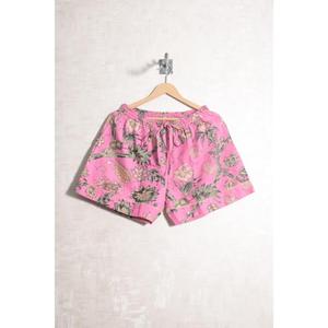 Ensemble de pyjama en coton imprimé à la main en Inde pour femmes, ensemble de pyjama à manches courtes, vêtements de nuit doux pour l'été - Product Image 4