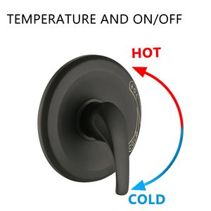 Set Doccia e Vasca 2 in 1 ad Alta Pressione con Doccia a Pioggia e Rubinetto Combinato con Valvola - Product Image 5