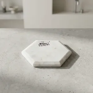 Modern <b>Marble</b> <b>Coaster</b> Set Durable Eco Friendly Table Protection Mats for Home Villa Hotel Office and Commercial Decoration - Product Image 4