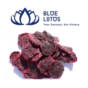 Tranches de fruit du dragon séchées douces et durables Blue Lotus Farm, collation tropicale pour smoothies, offre spéciale, durée de conservation 24 mois - Product Image 1