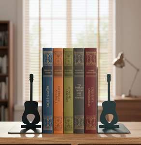 Sujetalibros Metálicos Resistentes Tradicionales para Almacenamiento de Grandes Colecciones de Libros, Ofrecen Soporte Estable y Durabilidad a Largo Plazo - Product Image 2