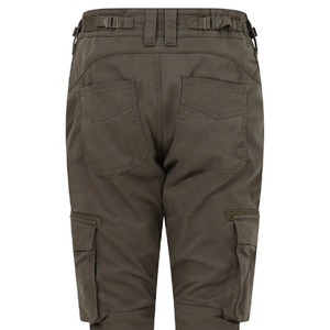 Heavy Duty Ryan Olive Green Aramid Lining Protective Kevlar <b>Trousers</b> Certified Approved Knee Protection Motorcycle Cargo Pants - Product Image 5