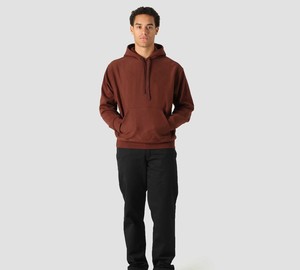 Sweat à capuche zippé oversize uni avec poche, personnalisable, 100 % coton molletonné, écologique, pour homme et femme, collection automne - Product Image 1