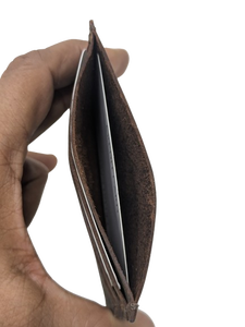 Brown Vintage Leather <b>Card</b> <b>Holder</b> <b>Wallet</b> Slim Minimalist <b>Wallet</b> <b>for</b> Men Manufacturer India at wholesale price - Product Image 6