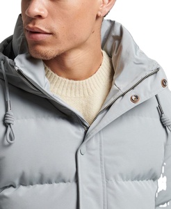 Wholesale Custom Men Down <b>Puffer</b> <b>Jacket</b> with Hood Packable Lightweight Puffy Hooded Winter Coat <b>Light</b> Thin <b>Jacket</b> - Product Image 3