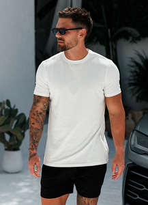 T-shirt de course à manches longues pour homme, réfléchissant, de haute qualité, à séchage rapide, anti-boulochage, respirant, par Hawk Eye Sports - Product Image 4