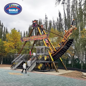 Équipement de parc d'attractions en plein air, manège de <span class=keywords><strong>bateau</strong></span> <span class=keywords><strong>pirate</strong></span> de 40 places, manèges géants de fête <span class=keywords><strong>foraine</strong></span>, attraction de <span class=keywords><strong>bateau</strong></span> viking - Product Image 3