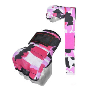 Vendas de boxeo personalizadas de ajuste rápido con almohadilla de gel, guantes interiores de boxeo, vendas protectoras para entrenamiento de boxeo y MMA. - Product Image 2