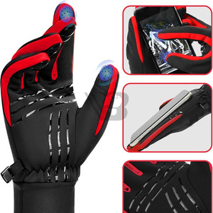 Guantes de Invierno Unisex con Logotipo Personalizado, Térmicos, con Pantalla Táctil, Resistentes al Viento y al Agua, para Ciclismo y Deportes al Aire Libre, de Poliéster - Product Image 3