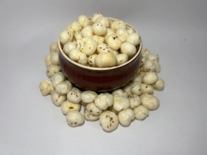 GMP International Raw Makhana Fox Nuts 5 Suta 16mm Extra-<b>Large</b> Size Semi-Soft Organic Premium Puffing Grade Product of India - Product Image 3