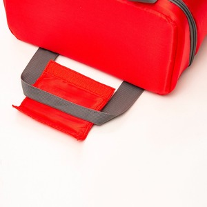 Red multifunctional insulated <b>backpack</b> simple refrigerated bag large capacity picnic bag meal delivery bag - Product Image 2