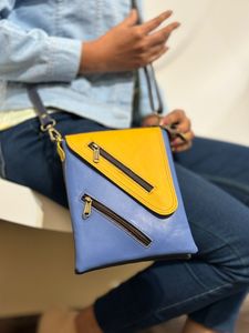 Nouveau sac à bandoulière en cuir recyclé occidental Multi couleur sac à main de vente chaude femmes élégant Unique sac à bandoulière multicolore - Product Image 4