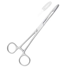 Pinza de acero inoxidable Gross Maier para esponjas, instrumento quirúrgico reutilizable para sujetar tejidos, herramienta profesional - Product Image 1