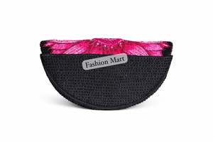 Pochette de soirée luxueuse faite à la main, ornée de fleurs et de perles, pour femmes, pour mariage ou fête, brodée à la main - Product Image 6