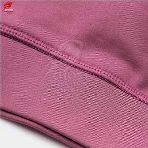 เสื้อชั้นในกีฬาสำหรับเด็กผู้หญิง แบบ Racerback รองรับทรงได้ดี ไร้ตะเข็บ ระบายอากาศ แห้งเร็ว เหมาะสำหรับโยคะและออกกำลังกาย สีชมพูล้วน ตกแต่งด้วยผ้าตาข่าย ปรับได้ - Product Image 4