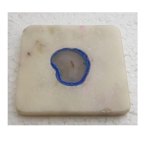 New Trend Marble& Agate Tea Cup Mats Pads At Wholesale Price For Use Home Hotel Restaurant Drink Coaster For Sale - Product Image 1