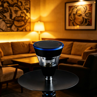 Tête de chicha électrique rechargeable à chauffage automatique, très populaire, avec boîte cadeau, couleurs bleu et rouge