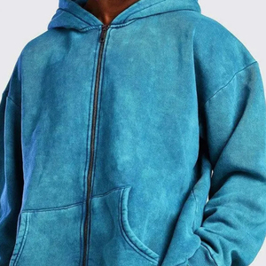 Survêtement unisexe bleu à capuche, pantalon cargo à fermeture éclair, manches longues, vêtements décontractés d'automne, polyester/nylon, léger, couleur unie - Product Image 5