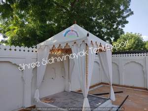 SHREE SIDHI VINAYAK <b>TENT</b> EXPORT Luxury Pagoda Marquee <b>Canopy</b> <b>Tent</b>-Cotton Double Layer MSI Frame Fire Retardant Three-Season UV - Product Image 3